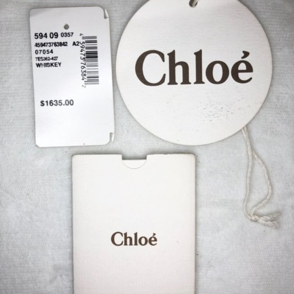 Chloe Vintage Quilted Bay Large Leather Bag in Whiskey Orange - Picture 14 of 15